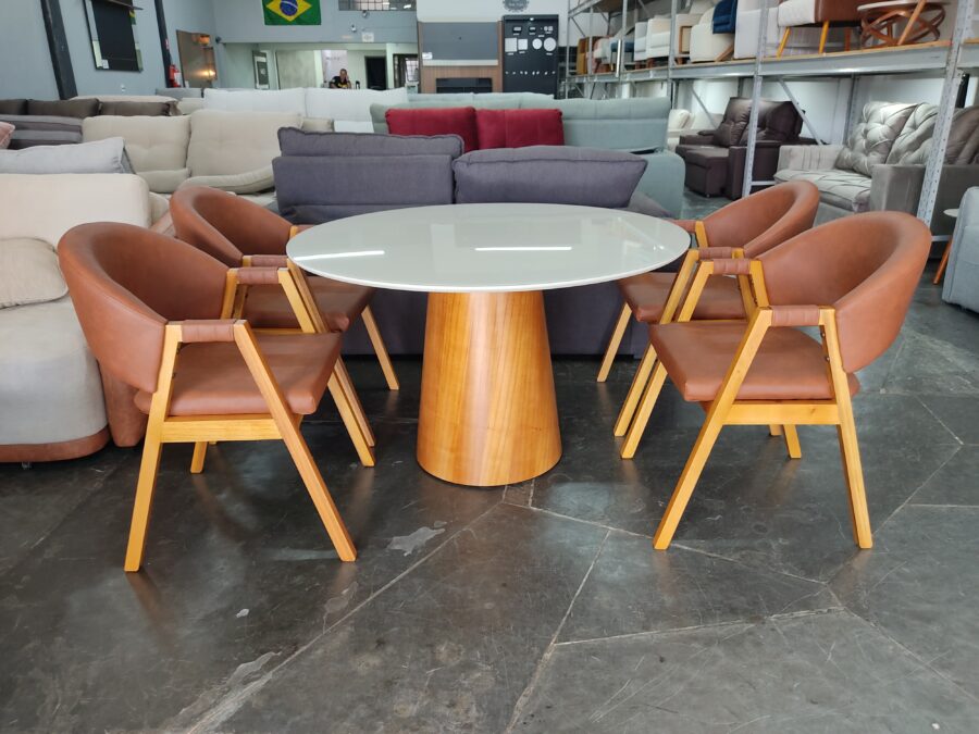 Conjunto Mesa Fenix 1,20 - Imagem 2