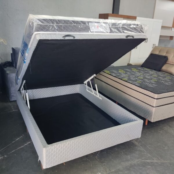 CAMA BOX BAÚ CASAL 1,38X1,88